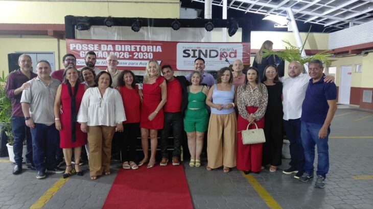 Diretoria do Sindpd-CE toma posse para gestão 2026–2030
