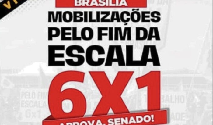 CUT, sindicatos e trabalhadores iniciam vigília no Senado pelo fim da escala 6×1